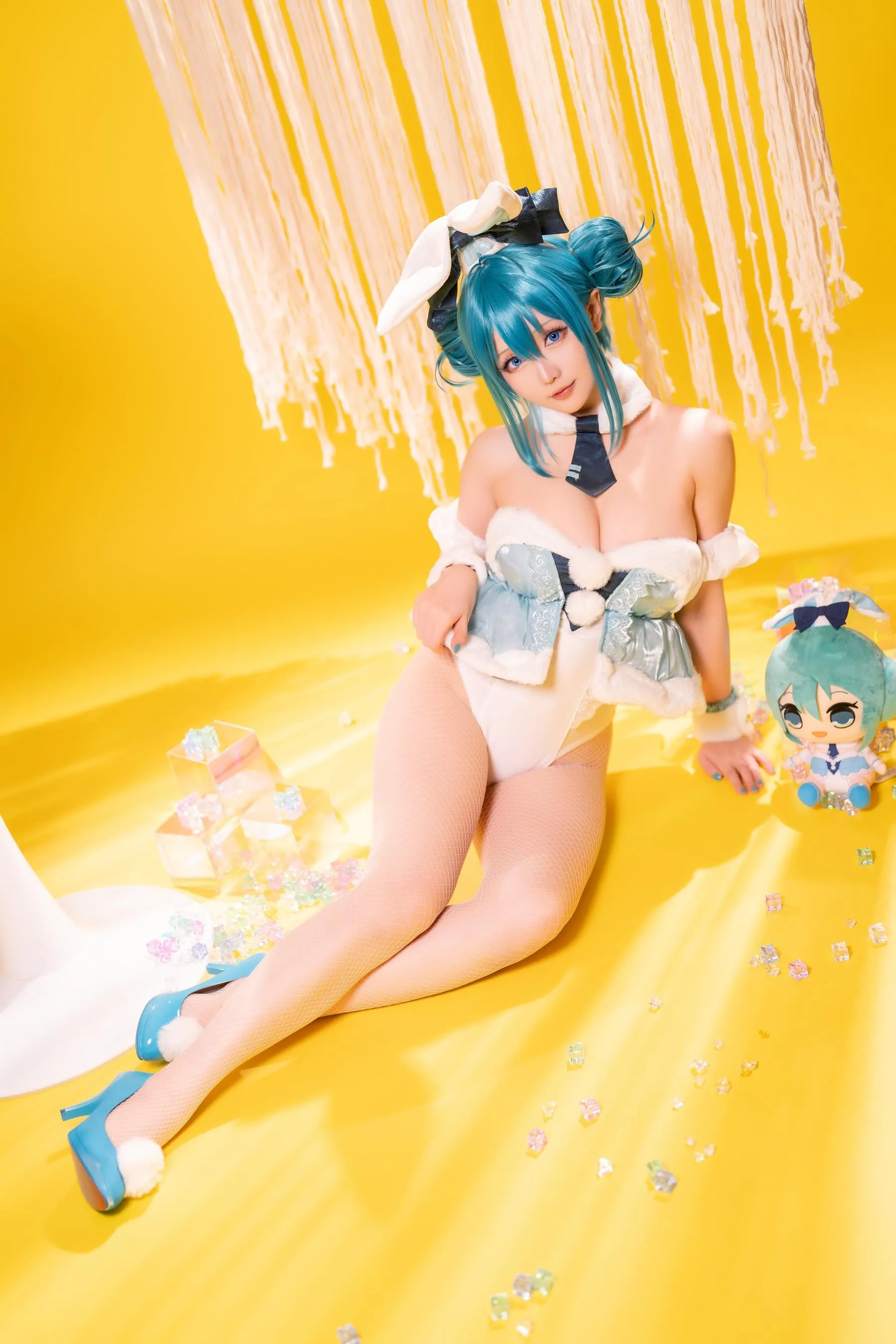 星之迟迟 – NO.158 23年9月计划A 初音未来 白兔女郎 [77P]插图5